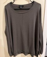 Atmosphere Olive Green Viscose Blend Lightweight Pullover Sweater-size 20