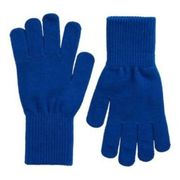 4/$25 NWT Trouve Ribbed Cuff Knit Winter Gloves Blue Surf