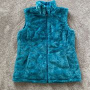NWT Free Country Reversible Teal Vest SIZE M