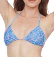 AA Triangle Rhymer Blue Bikini Top