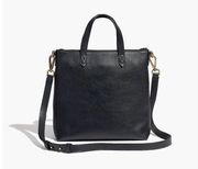 Madewell The Transport Black Crossbody handbag Travel leather minimalist simple