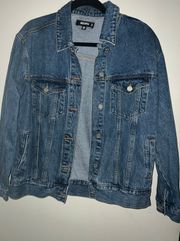 Blue Oversized Denim Jacket