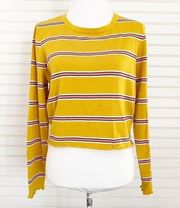 Yellow Striped long Sleeve Size Large