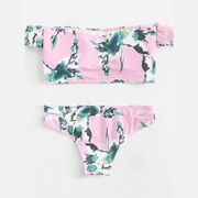 ✨2xHP✨Flower Print Cutout Bikini Set✨