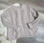 Beige Pullover Sweater