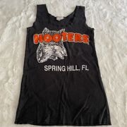 hooters spring hill florida black tank top size extra small XS