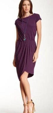 Tart Brookings Potent Purple Asymmetrical Hemline Dress