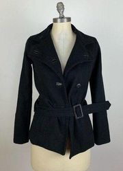 Urban Outfitters Black Wool Coat XS