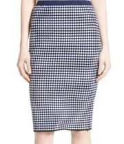 Diane Von Furstenberg knit dot pencil skirt