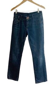 Straight Fit Eden Jeans Dark Wash Size 27