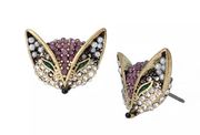 Betsey Johnson NWT  Fox Stud Earrings