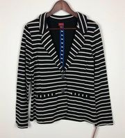 Merona women’s striped cotton blazer NWT medium