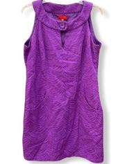 Signature by Sangria Mini Dress Purple