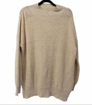 Abound Beige Oatmeal Light Heather Long Sweater