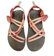 Chaco Zx2 women orange strap size 7