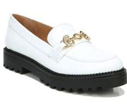 Circus NY by Sam Edelman White Faux Alligator embossed “Deana” Loafer, 9