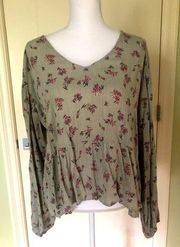 NWT Sim and Sam Floral top