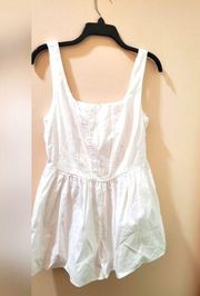 L.A. Hearts White Romper with back zipper sold by Pacsun NWT