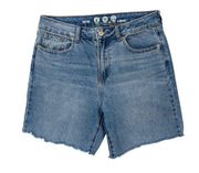 Rewash 90s Vintage High Rise Jean Shorts Denim Frayed Cut Off Shorts 30"