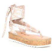 Giana Bini Tie-Dye Wrap Sandals