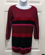 The Limited Striped Tunic Light Weight Sweater