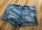 jean shorts size 22   Plus Size