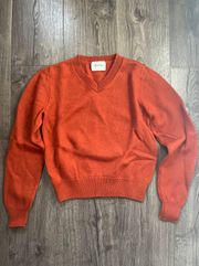 Wilfred Orange Wool Sweater