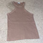 Tanish brown tank top