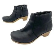 Dansko Maria Ankle Boots Black Nubuck Leather 9302021400