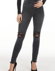 NOBO High Rise Skinny black washed and distressed size 11 junior