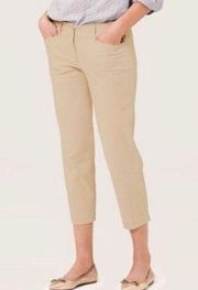 Womens Ann Taylor Loft Julie Fit Khaki Cropped Pants Capris - Sz 10