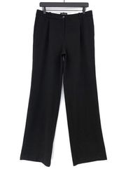 MASSIMO DUTTI Wide Leg Trouser Pant Black 8