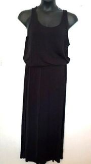 Merona black drop waist dress