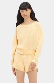 NWT UGG Tenley Crewneck Melange in Yellow Neon