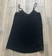 Silence + noise black mini dress