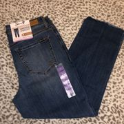 NWT New  Seven 7 Jeans Madison High Rise Straight Leg Fray Hem Jean  Size 6