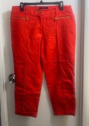 Red Jones New York Signature Crop Pants