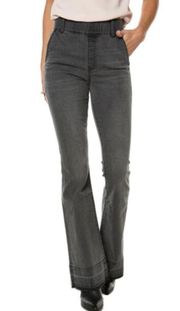 NWT JUICY COUTURE Malibu Released Hem Pull-on Jeans In Black Wash