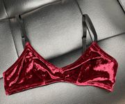 Colsie Red Velvet XS Bra