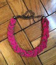 Pink Beaded Necklace