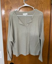 Waffle Knit Long Sleeve