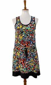 Marc by Marc Jacobs Womens Sleeveless Scoop Neck Jungle Print Dress XS