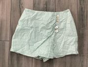 Lovers and friends gingham skort