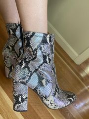 Also Snake Print Boots