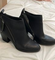 Black Heeled Booties