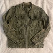 calvin klein green denim jacket size small