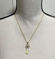 Brand New!! Opalescent taliswoman double pointed pendant
