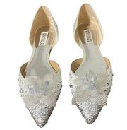 Badgley Mischka Haddie D'orsay Womens Flat Shoes Size 7.5