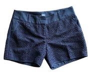 Shorts Crochet Navy Blue Preppy Cottagecore 4 Coastal