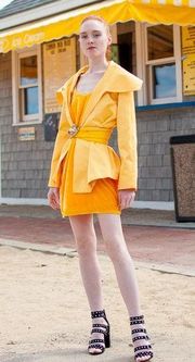 NWT Adrienne Landau Yellow Jacket